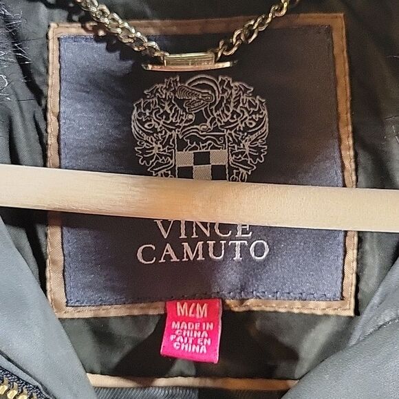 Vince Camuto Faux-Fur Trim Hooded Down Parka belt - Picture 5 of 10